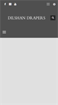 Mobile Screenshot of dilshandrapers.com